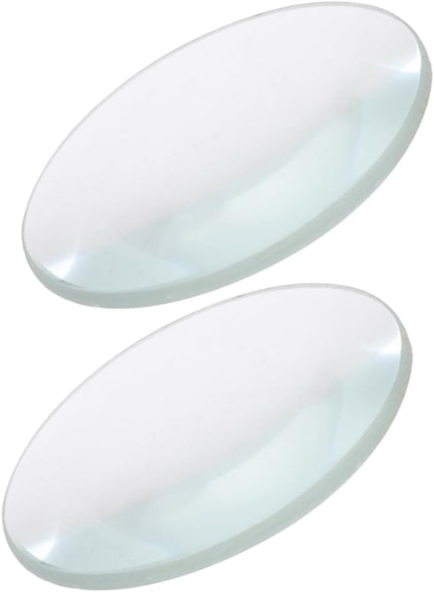 2pcs Double Convex Lens 30mm Diameter 50mm Focal Length Optical Glass for
