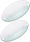 2pcs Double Convex Lens 30mm Diameter 50mm Focal Length Optical Glass for