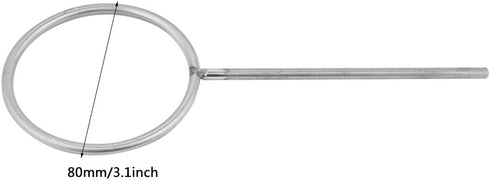 60/80/100/120/140/160mm Laboratory Support Ring Stainless Steel Closed Ring Retort Support (80mm/3.1inch)