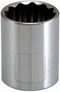 Standard Plumbing Supply 105478 APEX TOOL GROUP-ASIA Master Mechanic 1/2" Drive Socket, 1-1/8"