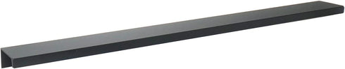 LC LICTOP Black Mount Finger Edge Pull Concealed Handle for Home Kitchen Door Drawer Cabinet 400mm/15.75" Length 320mm/12.6" Hole Distance 2Pcs by LC LICTOP