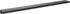 LC LICTOP Black Mount Finger Edge Pull Concealed Handle for Home Kitchen Door Drawer Cabinet 400mm/15.75" Length 320mm/12.6" Hole Distance 2Pcs by LC LICTOP
