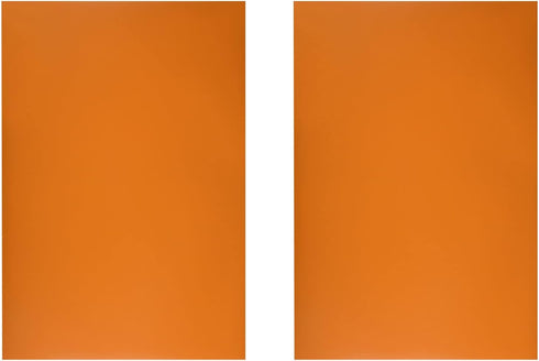 Dry Erase Magnetic Sheet, Magnetic Board - 11.7 Inch x 8 Inch, Orange, 2 Pack