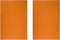 Dry Erase Magnetic Sheet, Magnetic Board - 11.7 Inch x 8 Inch, Orange, 2 Pack