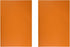 Dry Erase Magnetic Sheet, Magnetic Board - 11.7 Inch x 8 Inch, Orange, 2 Pack