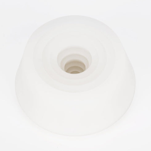 Filter Adapter Cones, Durable Tapered Collar Silicone Stopper Set, Pack of 9, White