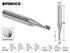 YONICO Solid Carbide Single Flute Upcut End Mill Router Bits, 1/8-Inch Dia., 1/4-Inch Shank, 31011-SC