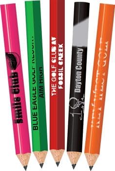 GRAPHITE Misprint Golf Pencils - Round and Hexagon Wood, Pre-Sharpened No-Eraser Design with 2 HB Lead - Ideal School Supplies and Classroom Must Haves, Perfect for Drawing or Writing - Box of 144 Pcs by GRAPHITE