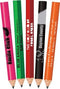 GRAPHITE Misprint Golf Pencils - Round and Hexagon Wood, Pre-Sharpened No-Eraser Design with 2 HB Lead - Ideal School Supplies and Classroom Must Haves, Perfect for Drawing or Writing - Box of 144 Pcs by GRAPHITE