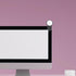 3.54 1.96 Inch Cubicle Rear View Mirror for Office Desk - Lightweight Clip-on Monitor Mirror to See Behind You Reduce