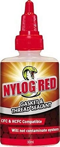 Refrigeration Technologies Nylog Gasket and Thread Sealant RT201B Blue or RT200R Red 30 ml RT201BP RT200RP (2 Pack, Nylog Red)