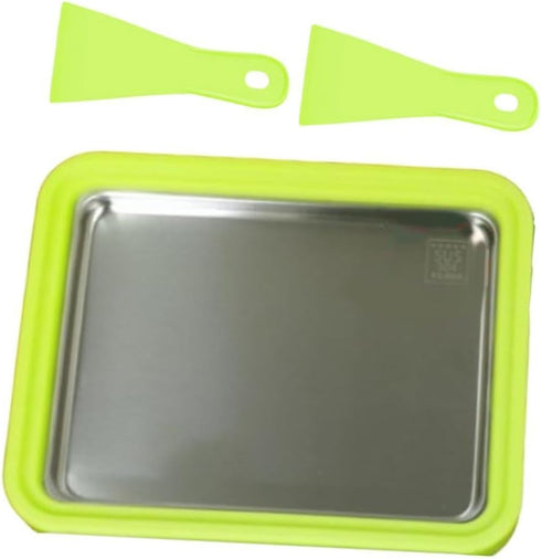 Fenteer Cold Ice Cream Plate Maker, Portable Ice Cream Rolled Machine for Soft
