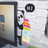 Fourtune Notes Holder and Reminder Memo Board for Computer Monitors, Acrylic Message Boards (PANDA)
