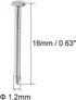 uxcell Small Tiny Hardware Nails, Carbon Steel 1.2X16mm for DIY Decorative Wooden Boxes, 1000pcs