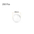 250pcs Glass Ball Boiling Stones 8mm Soda Lime Glass Beads for Bottle Shaking Mixing, Clear