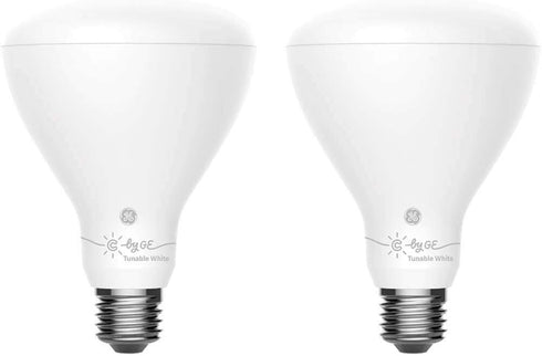 Bulbs 65W BR30, 2-Pack (Packaging GE Lighting Tunable White Direct Connect Recessed LED Flood Light with Bluetooth