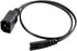 Strhowill 2m C14 C7 (Figure-8) 10A 250V, (2M C14 C7 Short AC Power Cord, Plug to Socket, Compatible with Laptop