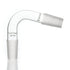 75 Degree Bent Distillation Adapter, Borosilicate Glass Laboratory Adapter with 24/40 Inner Joints