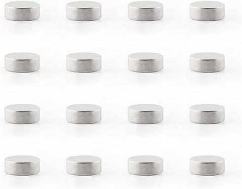 Three by Three Seattle Mini Mighties Magnets, Strong, Heavy Duty Magnets for Fridge, Dry Erase Whiteboards, and More in Home Offices, Cubicles, Schools (16 Pack, Chrome) by Three by Three