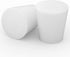 Silicone Rubber Stopper (10-Pack, Size 4#) Tapered White Stoppers for Laboratory Sealing