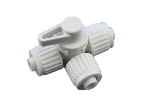 Flair-It 16914 Plastic 180 Degree Center Drain Valve, Size 0.5"