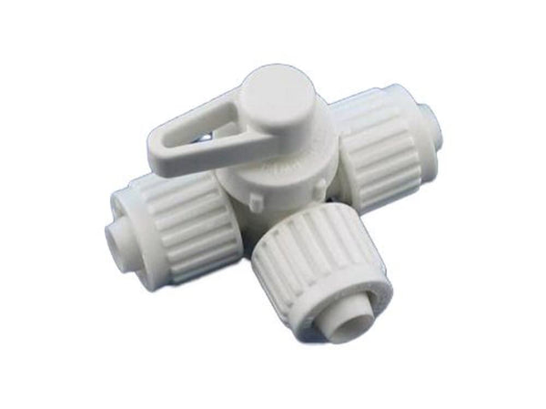 Flair-It 16914 Plastic 180 Degree Center Drain Valve, Size 0.5"