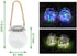 KIMI HOUSE 2 Pack Hanging Solar Powered LED Lights,Cracked Glass Ball Light, Waterproof Outdoor Christmas Decorative