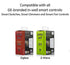 Enbrighten Add-On Switch QuickFit, In-Wall Rocker Paddle, Z-Wave ZigBee Wireless Smart Lighting Controls, 46199
