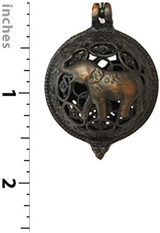 FP-1029-ORB-2 24 inch, 2-Pack Royal Designs, Inc. Adjustable Ceiling Fan Pull Chain Extension with Baby Elephant
