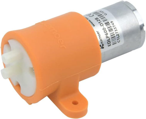 Micro Vacuum Pump, 12V Air-Liquid Diaphragm Pump, Kamoer EDLP600 Mini Water Pump with High Flow Rate