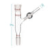 stonylab Glass Connecting Adapter with PTFE Stopcock, Borosilicate Glass 14/20 Flow Control Adapter