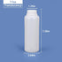 PE Plastic Food Grade Bottles, Wide Mouth Lab Reagent Bottle, Liquid/Solid Sample Seal Sample Storage Container Chemical Bottle (Translucent, 17oz) by UMETASS
