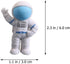 NUOBESTY 24Pcs Mini Space Erasers, Cute Pencil Erasers, Spaceman Shaped 3D Cartoon Astronaut Erasers for Classroom