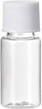 uxcell Plastic Lab Chemical Reagent Bottle, 10ml/0.34oz Wide Mouth Sample Sealing Container, 50pcs