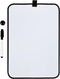 JAM PAPER Magnetic Dry Erase Foam Boards, 8 x 12 with Black Board Marker, Black Border, Sold Individually