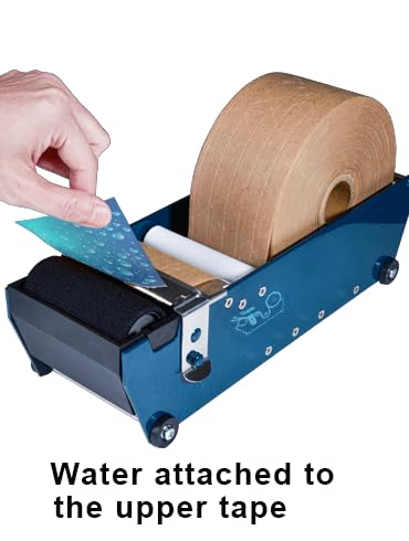 excell ET-377 Gummed Paper Tape Dispenser, 3" Wide, Blue