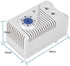 Mechanical Thermostat, 0-60 Adjustable Normally Close Temperature Controller Switch (KTO011)