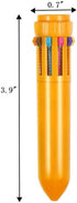 Kaptin 24 Pack Multicolor Ballpoint Pen Mini Shuttle Pens, Retractable Pens for Kids, Office School Supplies