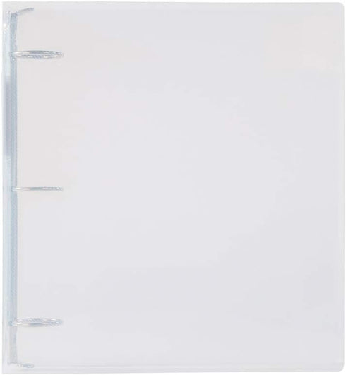 Filexec Products 1.5-Inch 3 Ring Binder, Clear, Pack of 2