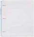 Filexec Products 1.5-Inch 3 Ring Binder, Clear, Pack of 2