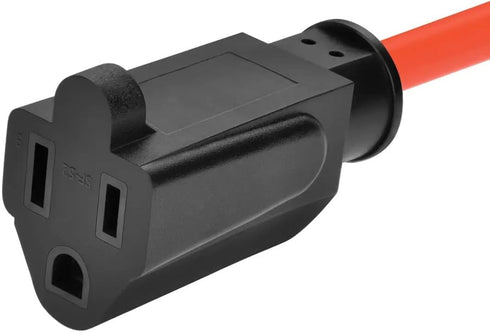 Monoprice Coiled Power Tool Extension Cord, NEMA 5-15P to 5-15R, Expands from 3 to 10 Feet, 13 Amp, 16AWG