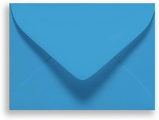 LUXPaper #17 Mini Envelopes | 2 11/16" x 3 11/16" | Pool Blue | 80lb. Text | 50 Qty by Envelopes.com