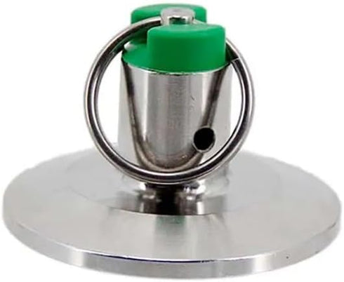 KBNJDTQP Adjustable Pressure Relief Valve PRV End Cap 1.5" Tri Clamp - 17-100psi