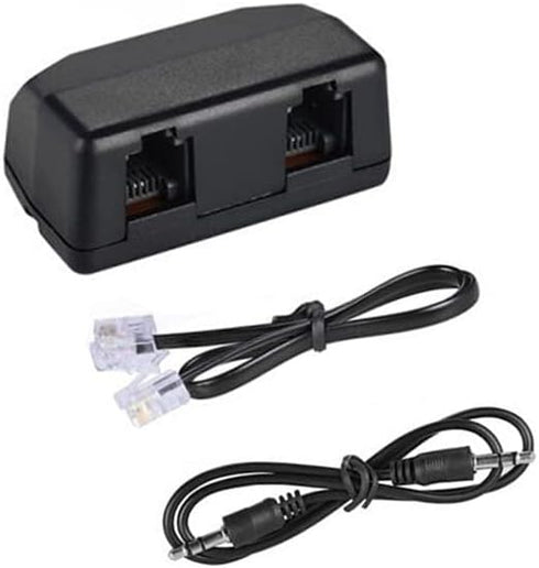 Analog Telephone Adapter for Split The Line to Telephone and Voice Recorder,