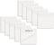 MIUTME 500 Pcs Transparent Sticky Notes, White Clear Sticky Notes, Waterproof Self-Stick Note Pads 3x3 Inch