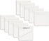 MIUTME 500 Pcs Transparent Sticky Notes, White Clear Sticky Notes, Waterproof Self-Stick Note Pads 3x3 Inch