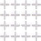 500 Pieces Tile Spacers, 2.5mm White Levelers, Cross Spacers for Ceramic Tile and Stone Installation, Wall & Floor