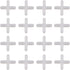 500 Pieces Tile Spacers, 2.5mm White Levelers, Cross Spacers for Ceramic Tile and Stone Installation, Wall & Floor
