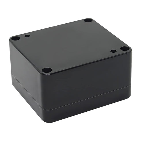 LeMotech Electrical Box ABS Plastic Project Box IP65 Waterproof Junction Box for Electronics, Black 2.48x 2.28x 1.37