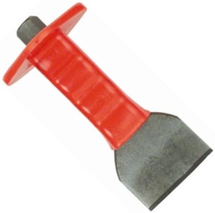 Mayhew Select 35705 2-1/4-by-7-3/4-Inch Handguarded Mason Chisel , Black by Mayhew Tools